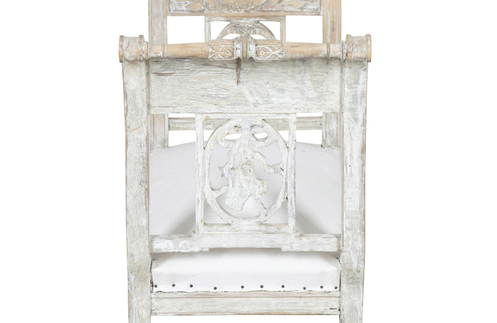 FRENCH LOUIS XVI REVIVAL BANQUETTE