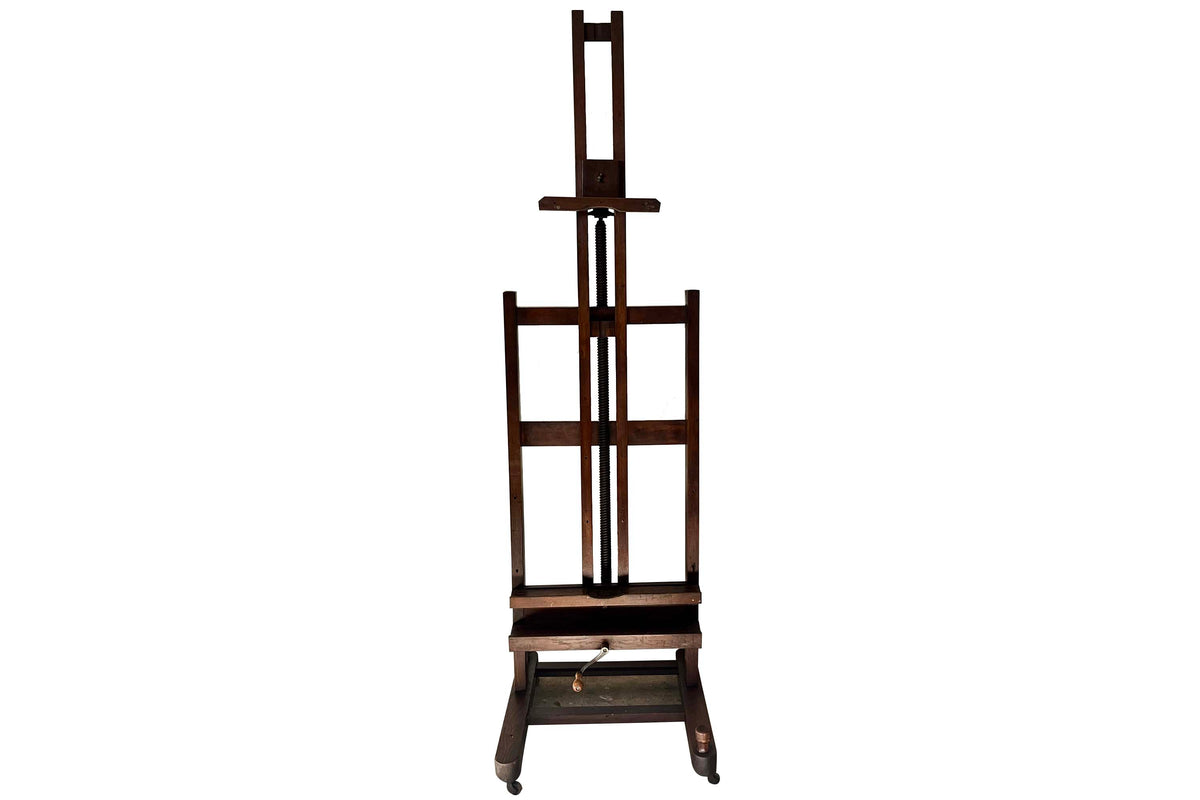 19TH CENTURY FRENCH OAK ARTISTS EASEL