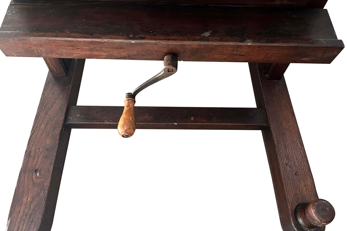 19TH CENTURY FRENCH OAK ARTISTS EASEL