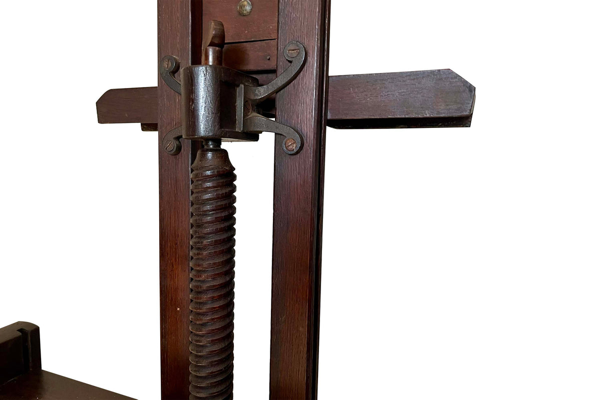 19TH CENTURY FRENCH OAK ARTISTS EASEL