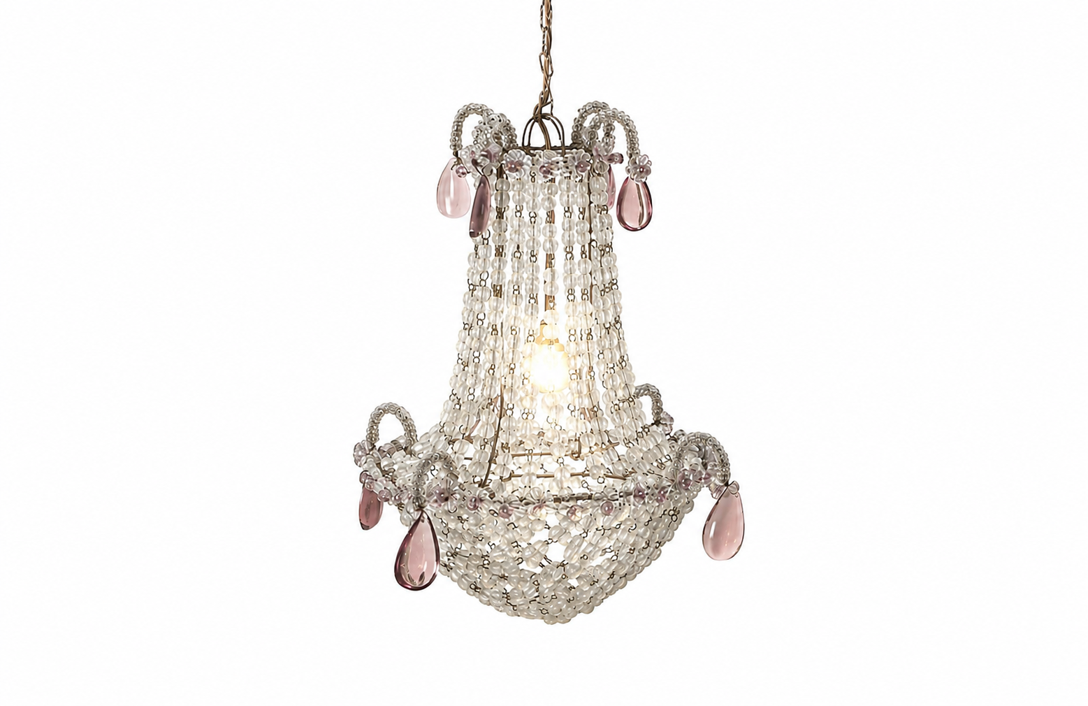 1930'S FRENCH CRYSTAL CHANDELIER