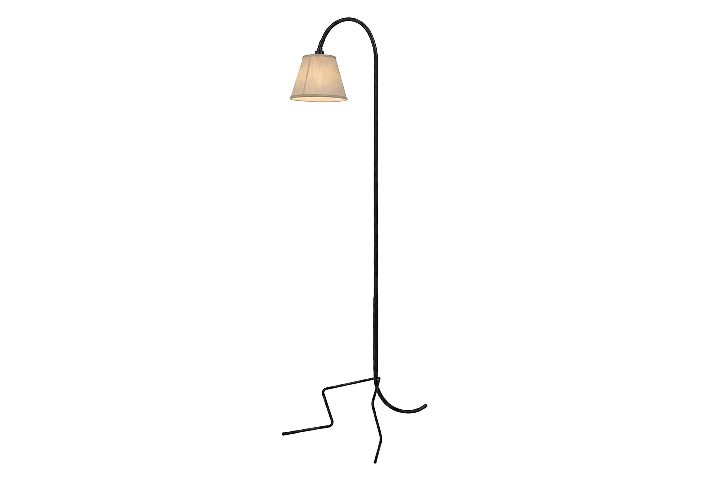 MID CENTURY FRENCH MATEGOT KANGAROO IRON FLOOR LAMP