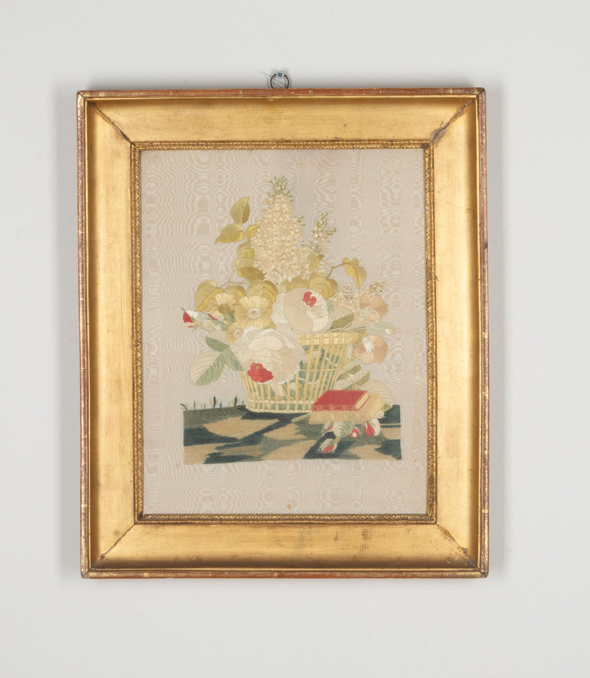 19th Century French Framed Silkwork Still Life