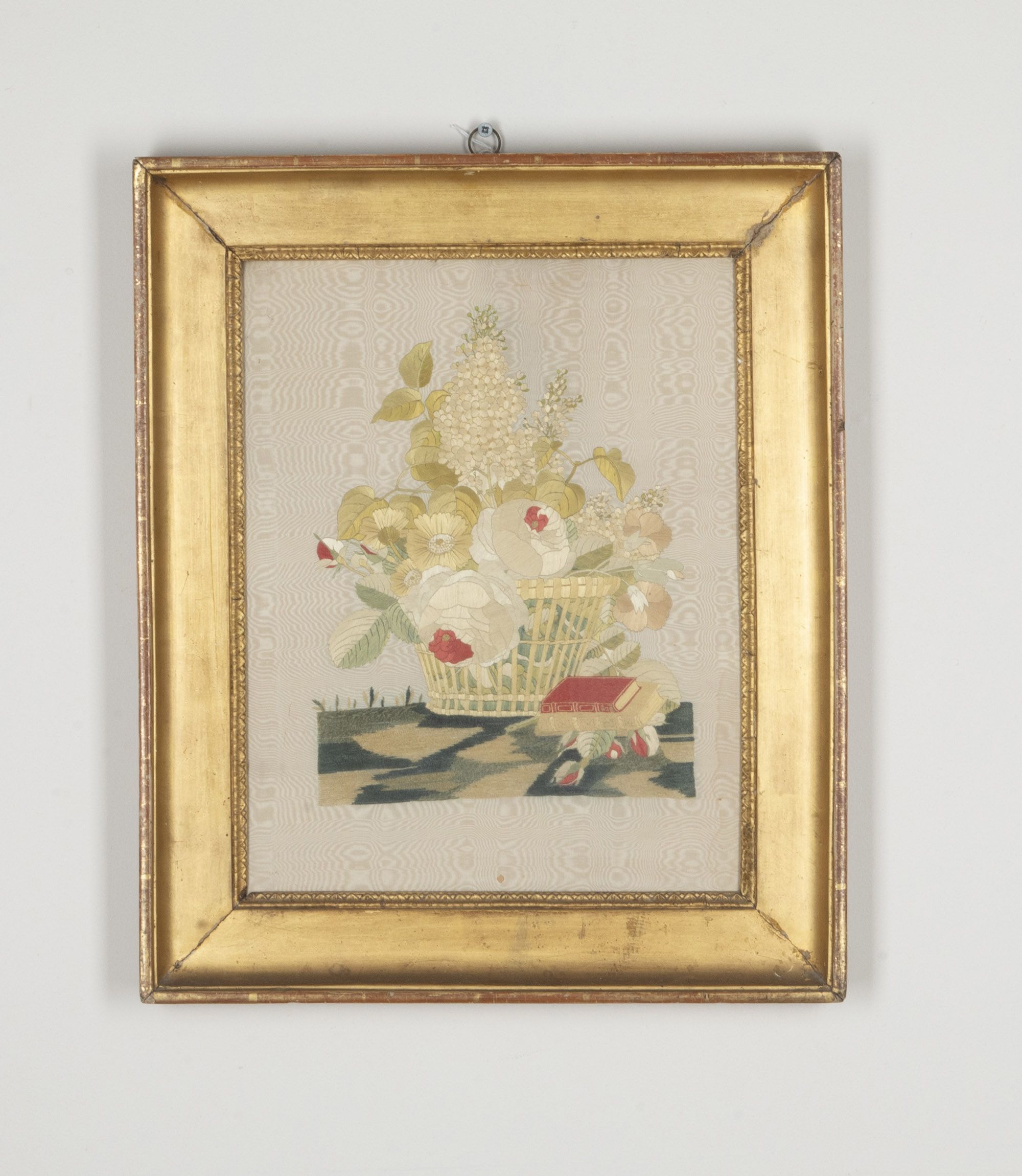 19th Century French Framed Silkwork Still Life
