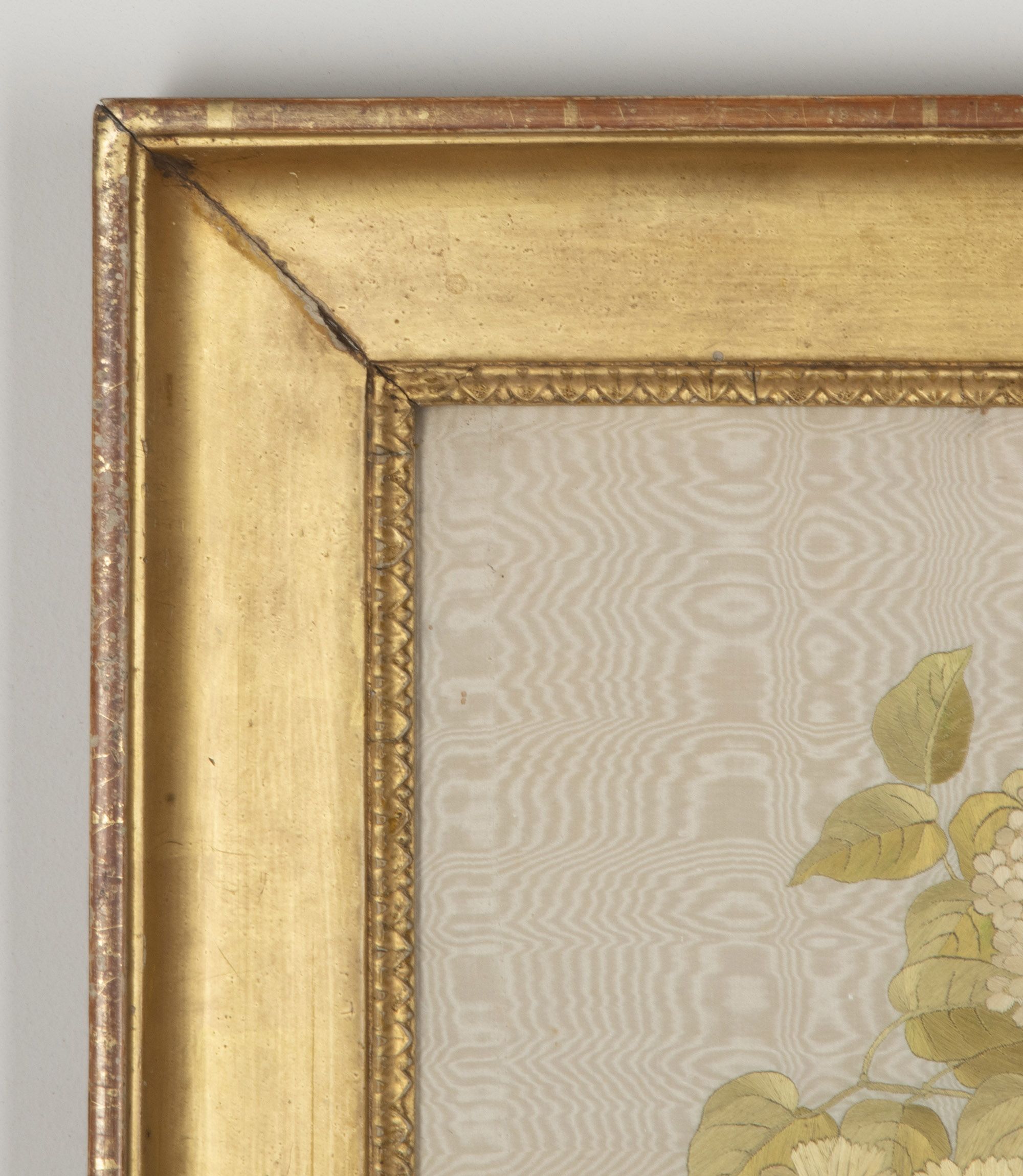 19th Century French Framed Silkwork Still Life