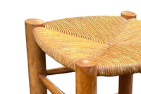 PAIR OF CHARLOTTE PERRIAND STYLE STOOLS