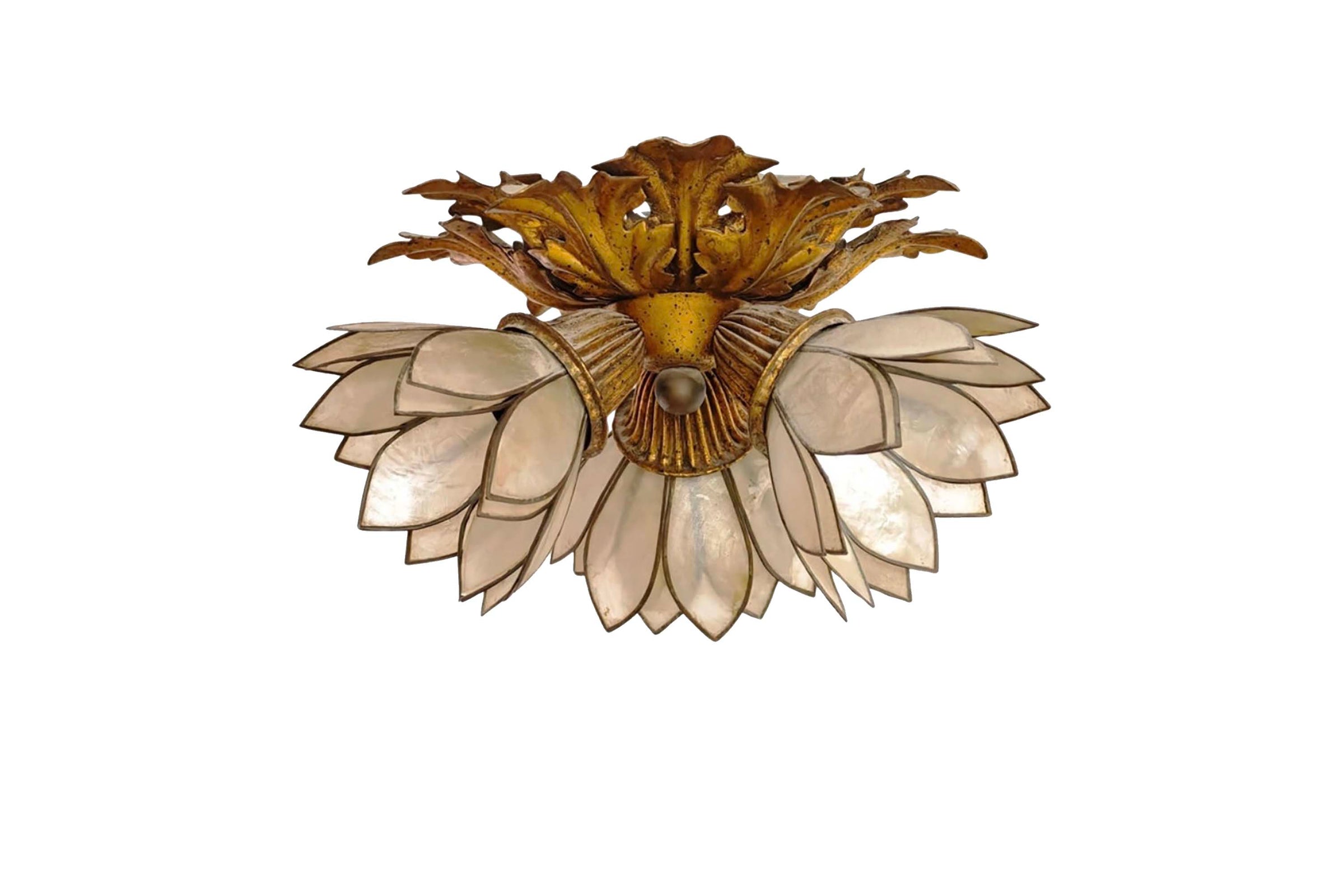 SMALL MID-CENTURY ITALIAN CEILING LIGHT ATTRIBUTED TO BANCI