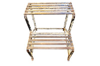 Charming early 20th century French iron stand or garden steps