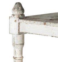 Antique shelves. Painted Four Tiered Shelves Etagere. Italian.