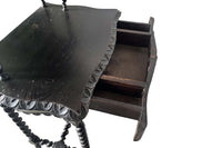19th Century French Napoleon III Ladies Writing Table with Étagère 