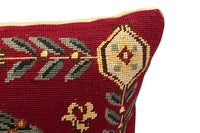 19TH CENTURY FRENCH NEEDLEPOINT CUSHION
