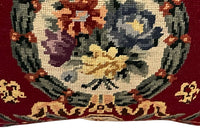 19TH CENTURY FRENCH NEEDLEPOINT CUSHION