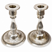 Pair of 19th Century French Christofle Maritime Candlesticks