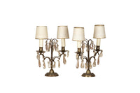 Pair of Early 20th Century Girandole Table Lamps