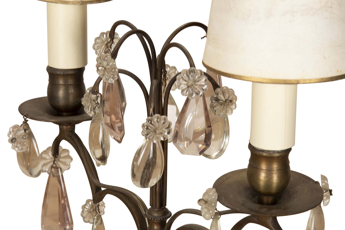 Pair of Early 20th Century Girandole Table Lamps