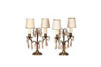 Pair of Early 20th Century Girandole Table Lamps