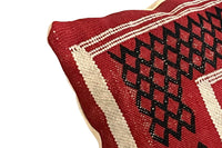 Mid-20th Century Eastern European Handwoven Flatweave Cushion