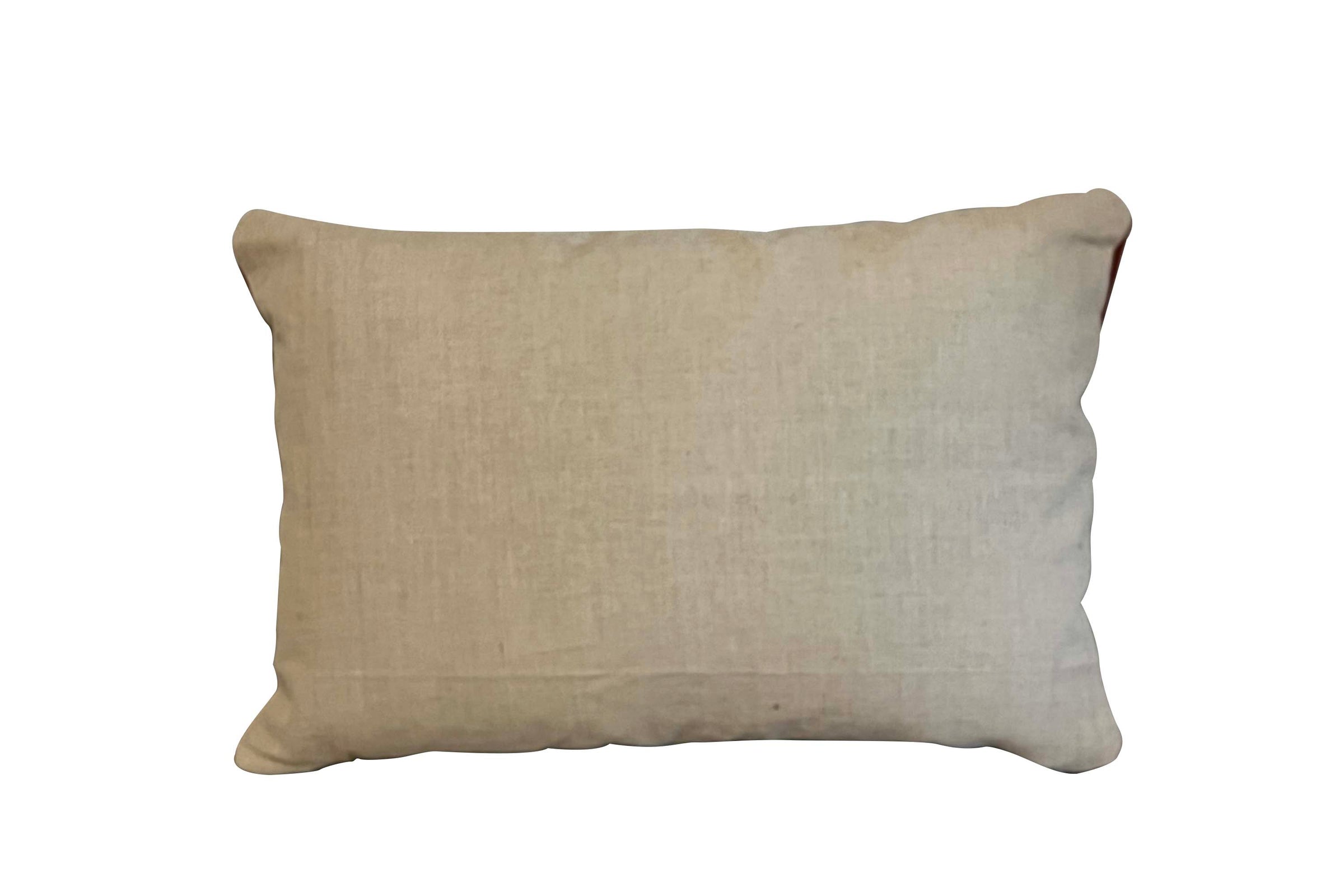 Mid-20th Century Eastern European Handwoven Flatweave Cushion