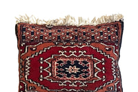Mid-Century Baluchi Style Tribal Rug Cushion