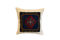Mid-Century Anatolian Rug Fragment Cushion