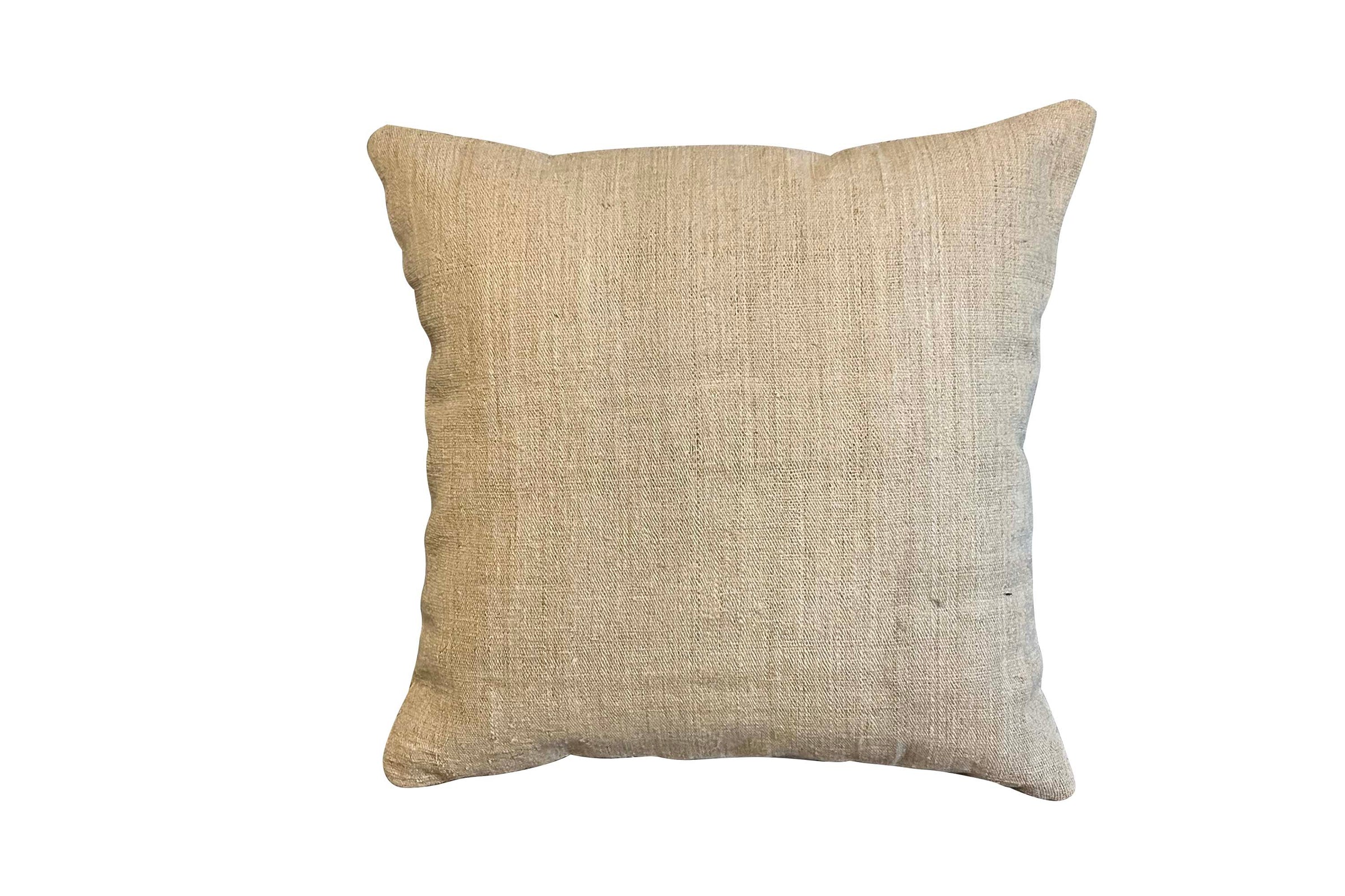 Mid-Century Anatolian Rug Fragment Cushion