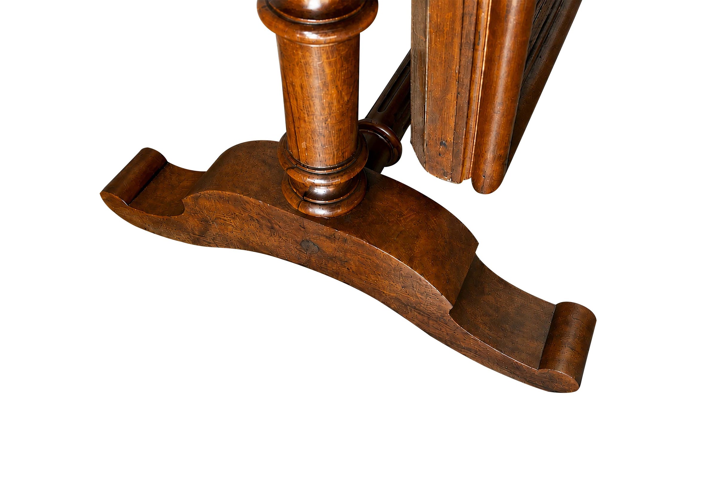 Large 19th Century French Mahogany Cheval Mirror