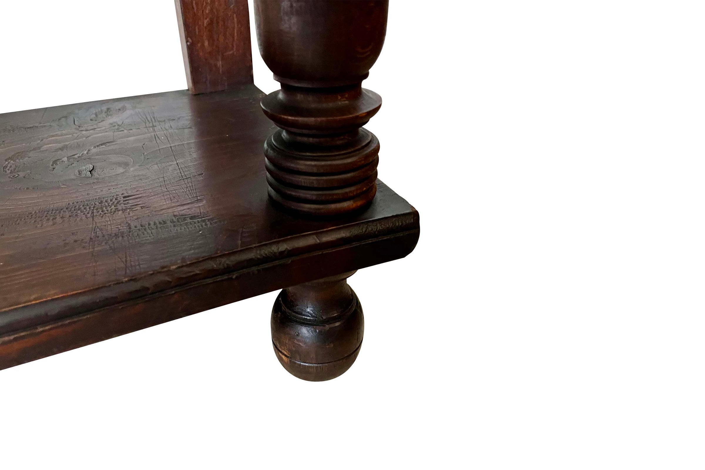 A handsome set of early 20th century French shelves originating from a perfumerie in Lyon, France.