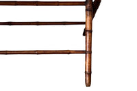 20th Century French Faux Bamboo Folding Writing Table