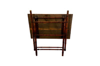 20th Century French Faux Bamboo Folding Writing Table