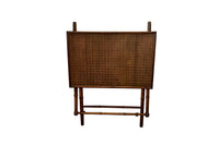 Early 20th Century French Folding Faux Bamboo Table