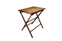 Early 20th Century French Folding Faux Bamboo Table