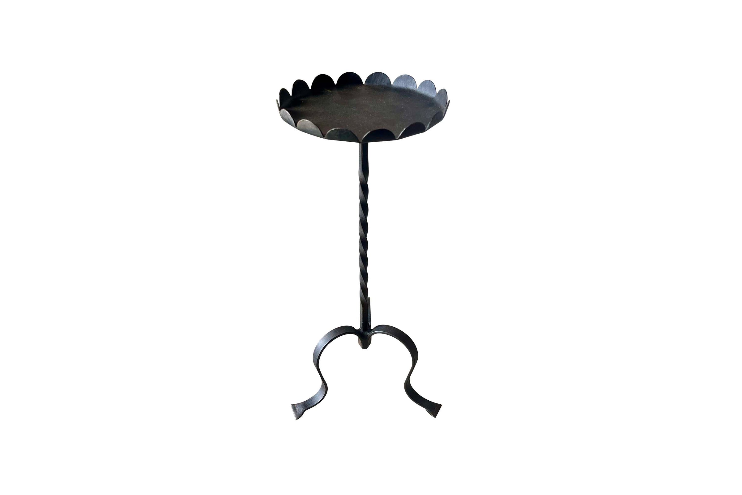 MID-CENTURY SPANISH IRON MARTINI TABLE