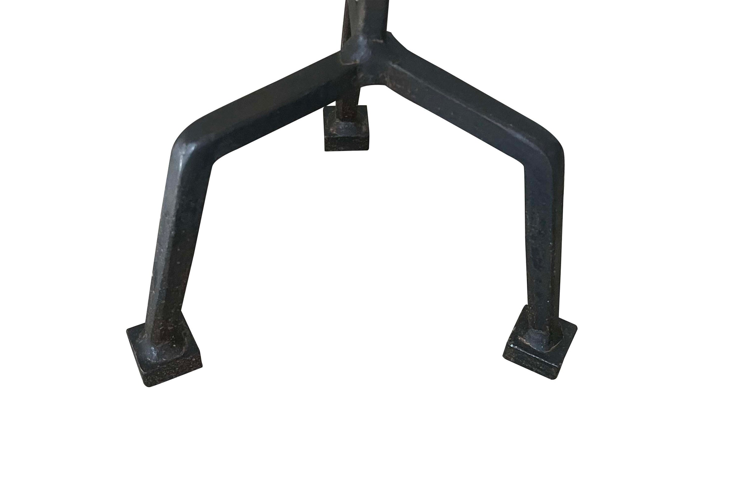 MID-CENTURY SPANISH IRON MARTINI TABLE