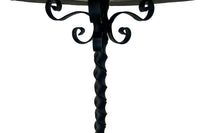 A handsome Mid-Century Spanish wrought iron martini table.
