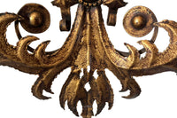 pair of Pair of Mid-Century Italian wrought iron wall lights in the Italian manner, inspired by Commedia dell’Arte.