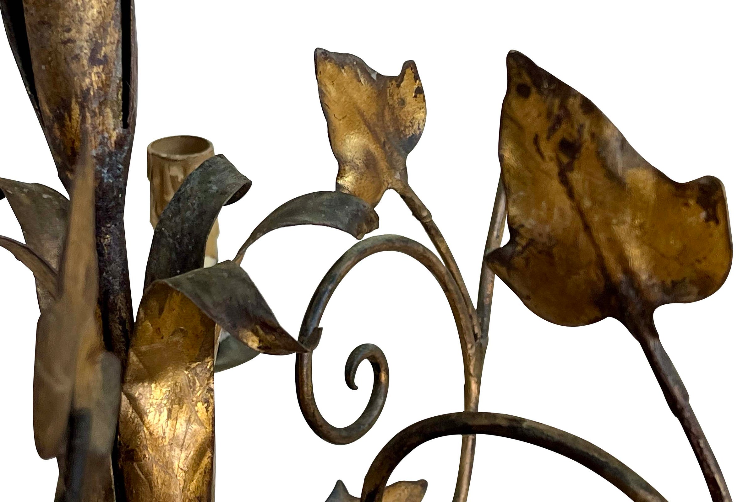 Mid-20th Century Spanish Chandelier By Ferrocolor