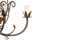 Mid-20th Century Spanish Chandelier By Ferrocolor