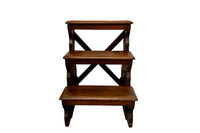 18th Century French Walnut Library Steps