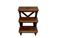 18th Century French Walnut Library Steps