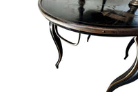 Mid-Century French Two Tiered Chinoiserie Occasional Table