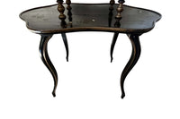 Mid-Century French Two Tiered Chinoiserie Occasional Table
