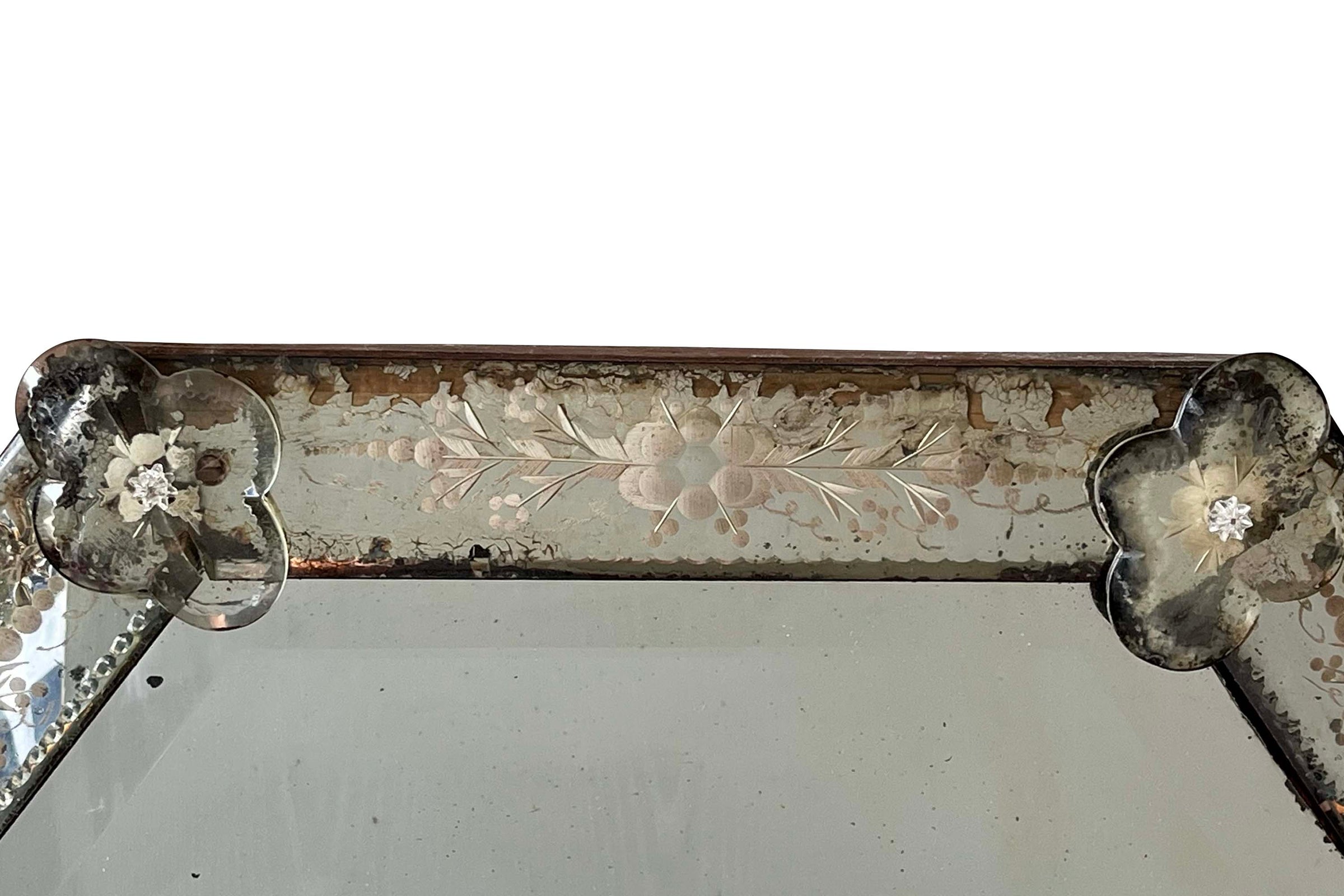 Early 20th Century Octagonal Venetian Mirror