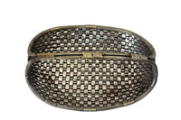 Mid-Century Woven French Silver Plate Basket