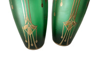 PAIR OF EARLY 20TH CENTURY AUSTRIAN SECESSIONIST VASES -CURRENTLY RESERVED-