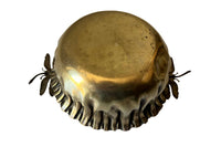 Early 20th Century Jugendstil Brass Bowl with Dragonfly Mounts 