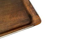 Mid-Century Modern Sculpted Wooden Serving Tray