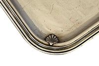 Mid Century French Silver-Plated Serving Tray by Plasait Orfèvre