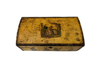 early 19th Century Scandinavian Folk Art dome-top box.