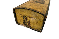 early 19th Century Scandinavian Folk Art dome-top box.