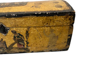 early 19th Century Scandinavian Folk Art dome-top box.